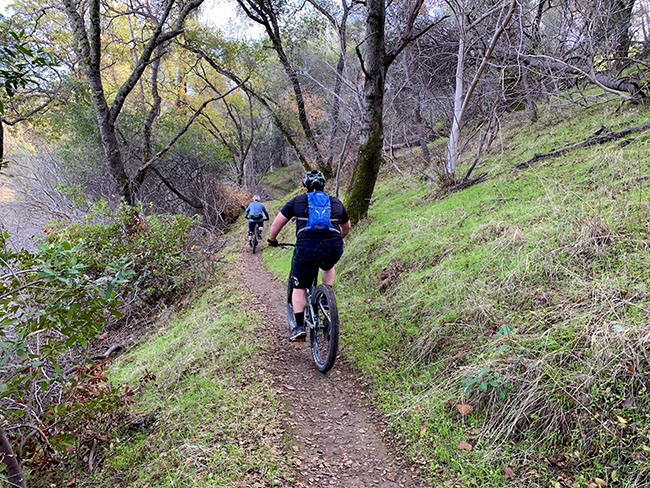 Browns Ravine Trail Cyclists